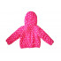 Куртка на девочку "Горох" Малиновая 